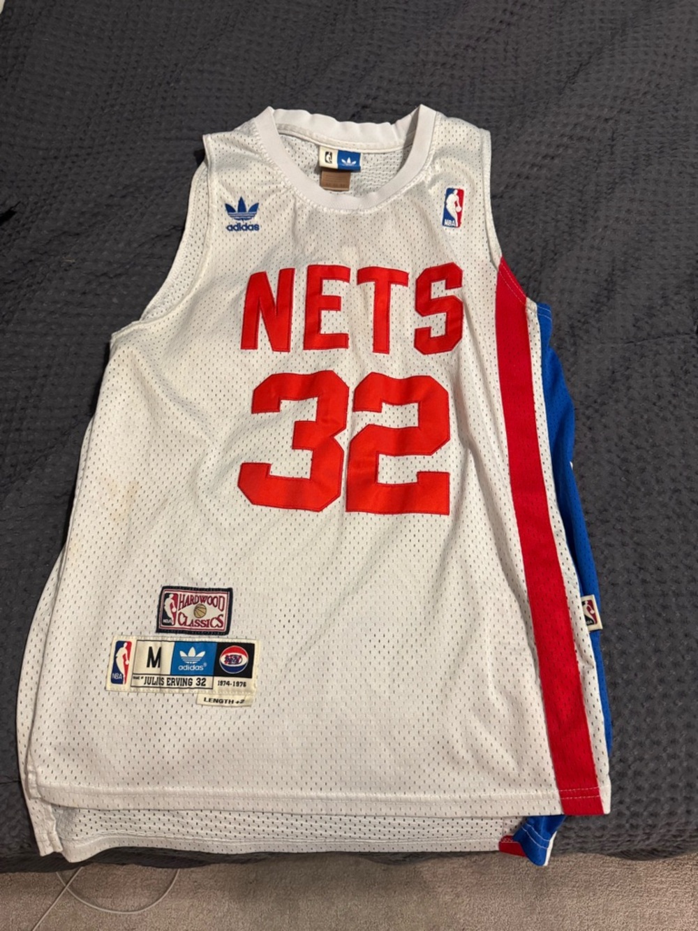 Julius “Doctor J” Erving jersey—Mens Medium